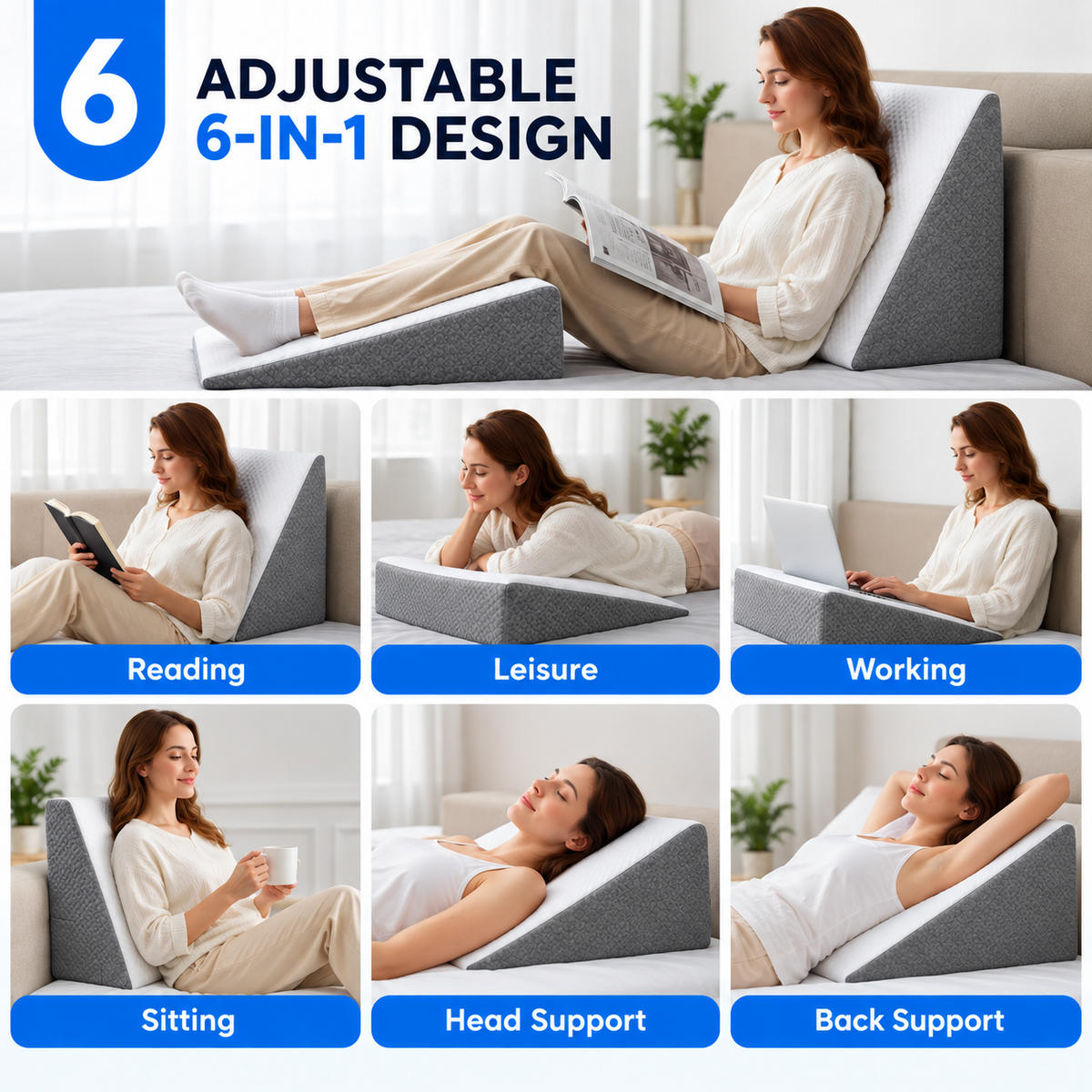 Fixirest OrthoWedge Align Pillow